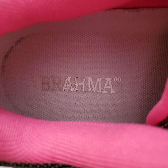 Brahma Women's Sarah Steel Toe Low Work Safety Shoe Gray/Pink Size USA 10 - Picture 11 of 11